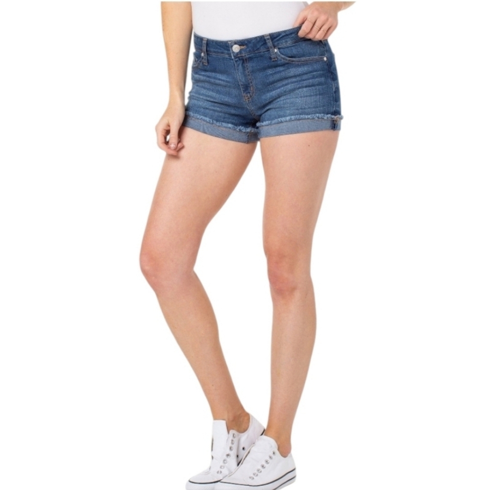 Celebrity Pink Fray Flip Cuff Shorts Sz 11